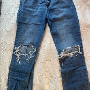 Levi low pro straight denim jeans